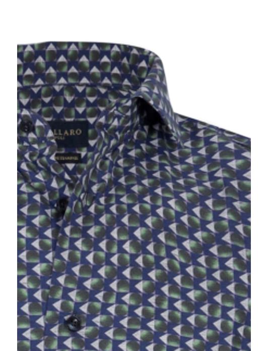 Cavallaro overhemd Cesario groen geprint