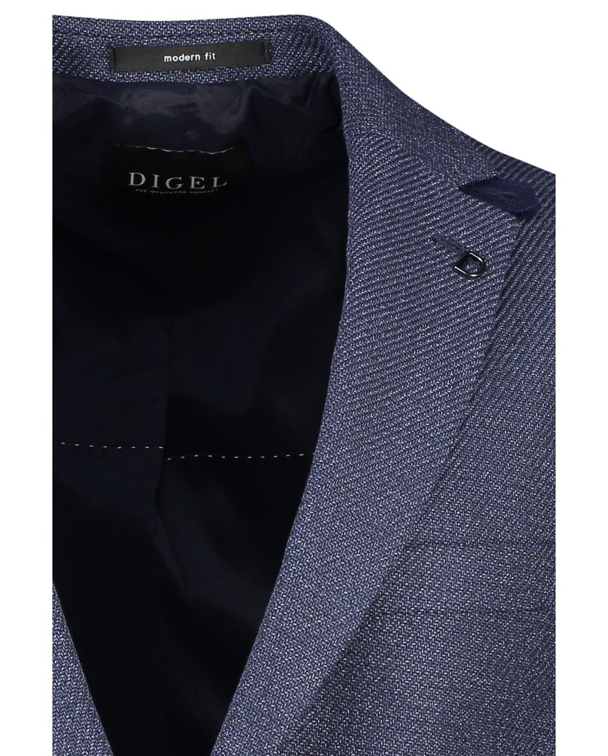 Digel colbert blauw geprint Ezzo-G