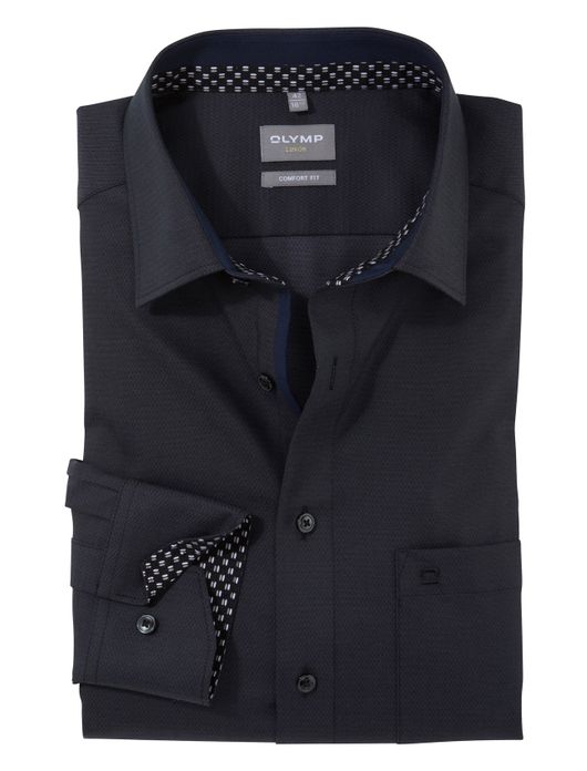 Olymp overhemd grijs Comfort Fit