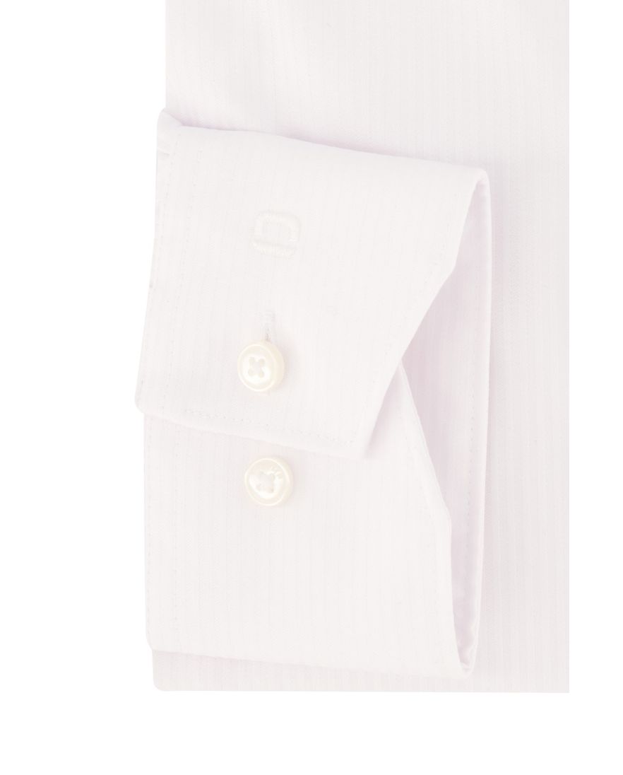 Olymp Luxor Modern Fit overhemd normale fit wit effen katoen