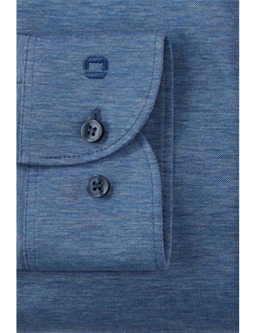 Zakelijk Olymp overhemd extra slim fit effen blauw