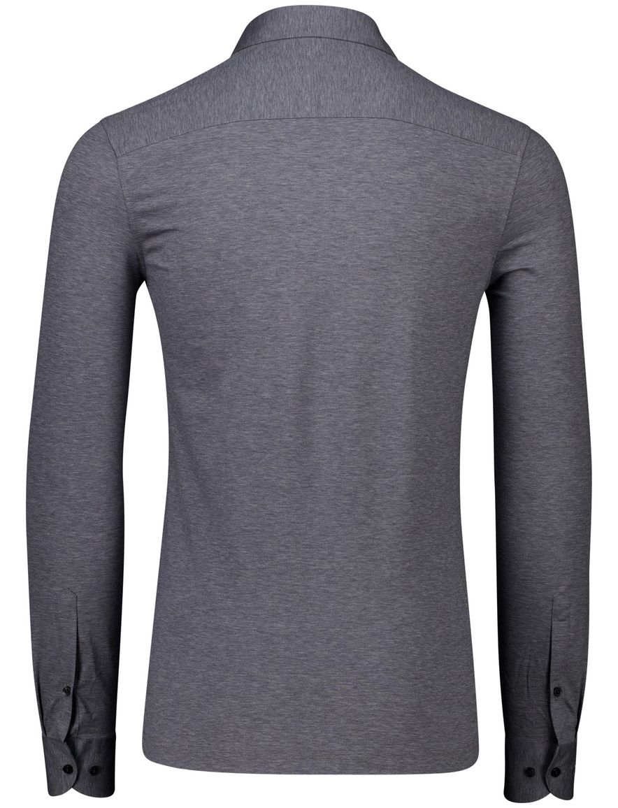 poloshirt korte mouw grijs Olymp Level Five body fit