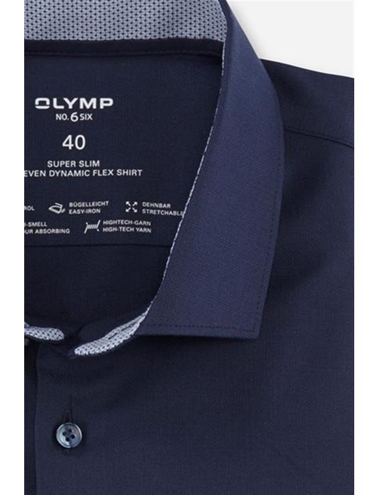Olymp overhemd donkerblauw ml5