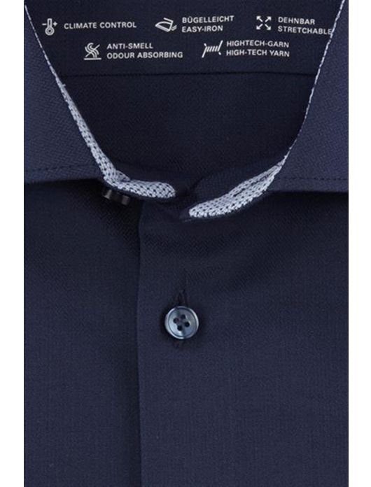 Olymp overhemd donkerblauw ml5