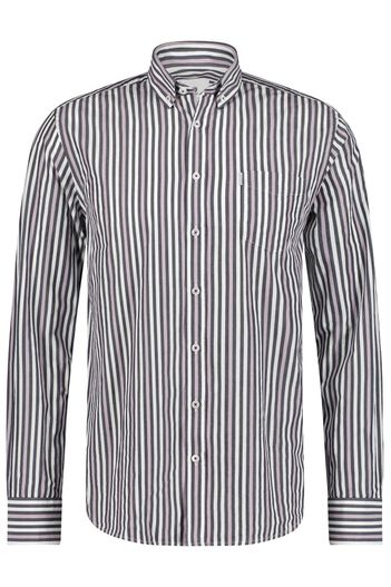 State of Art State of Art Shirt donkerblauw gestreept