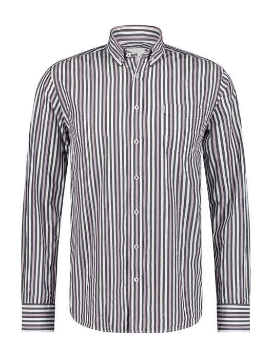 State of Art Shirt donkerblauw gestreept