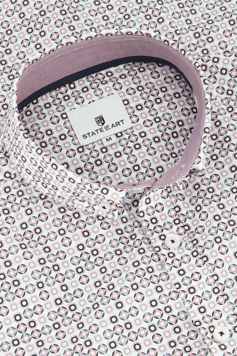 State of Art Shirt roze print