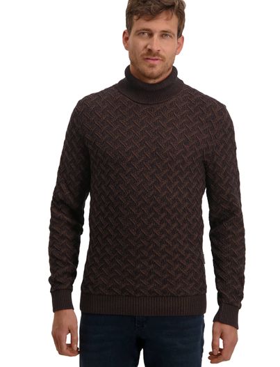 State of Art Katoenen State of Art coltrui donkerblauw geprint