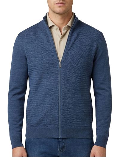 State of Art State of Art vest blauw structuur