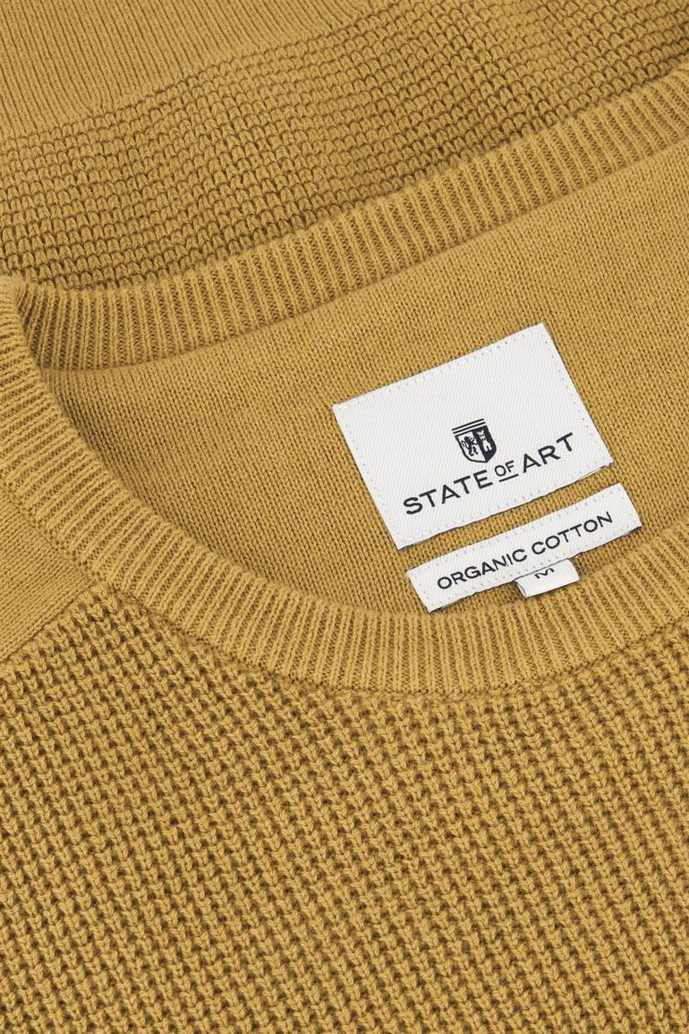 State of Art Bonneterie geel 100% katoen gebreid