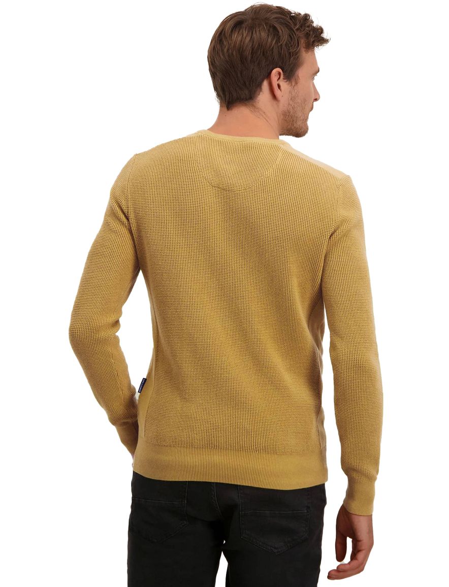 State of Art Bonneterie geel 100% katoen gebreid