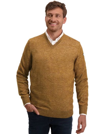 State of Art State of Art trui katoen v-hals camel