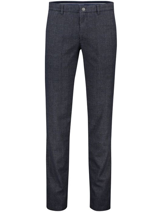 Com4 broek donkerblauw modern chino