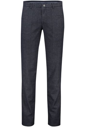 COM4 COM4 Modern Chino normale fit donkerblauw effen