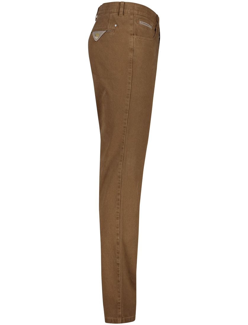 COM4 broek swing front bruin katoen