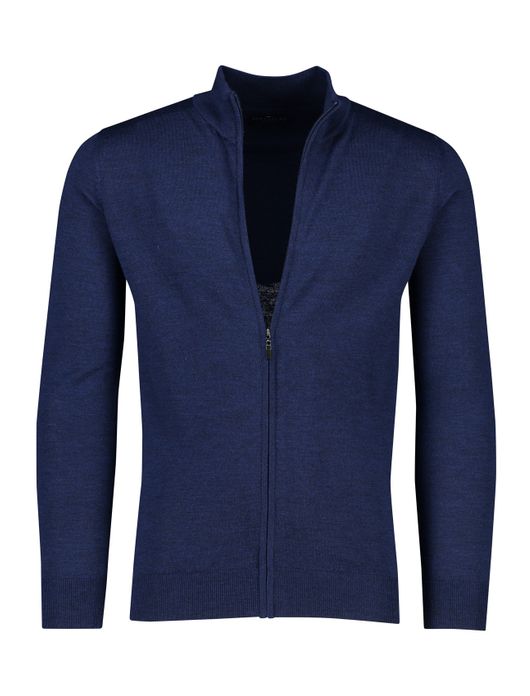 Portofino Vest donkerblauw wol