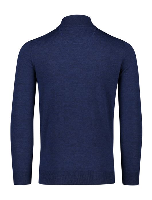 Portofino Vest donkerblauw wol