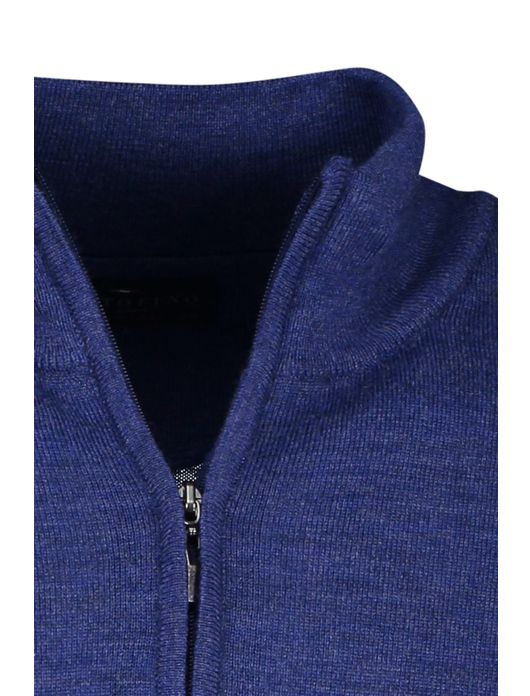 Portofino trui blauw rits