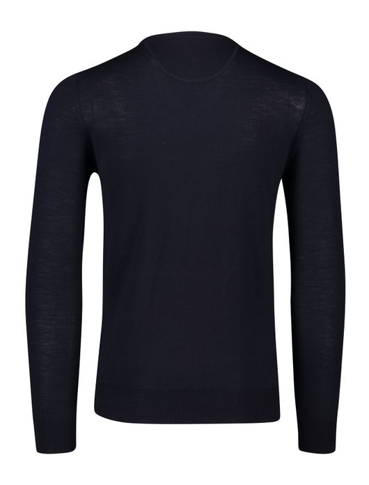 Portofino wollen trui donkerblauw