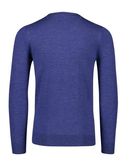 Portofino trui blauw 100% wol