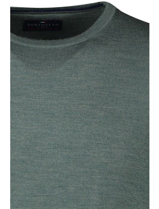 Portofino trui groen ronde hals