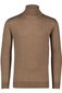 Portofino wollen coltrui slim fit lichtbruin