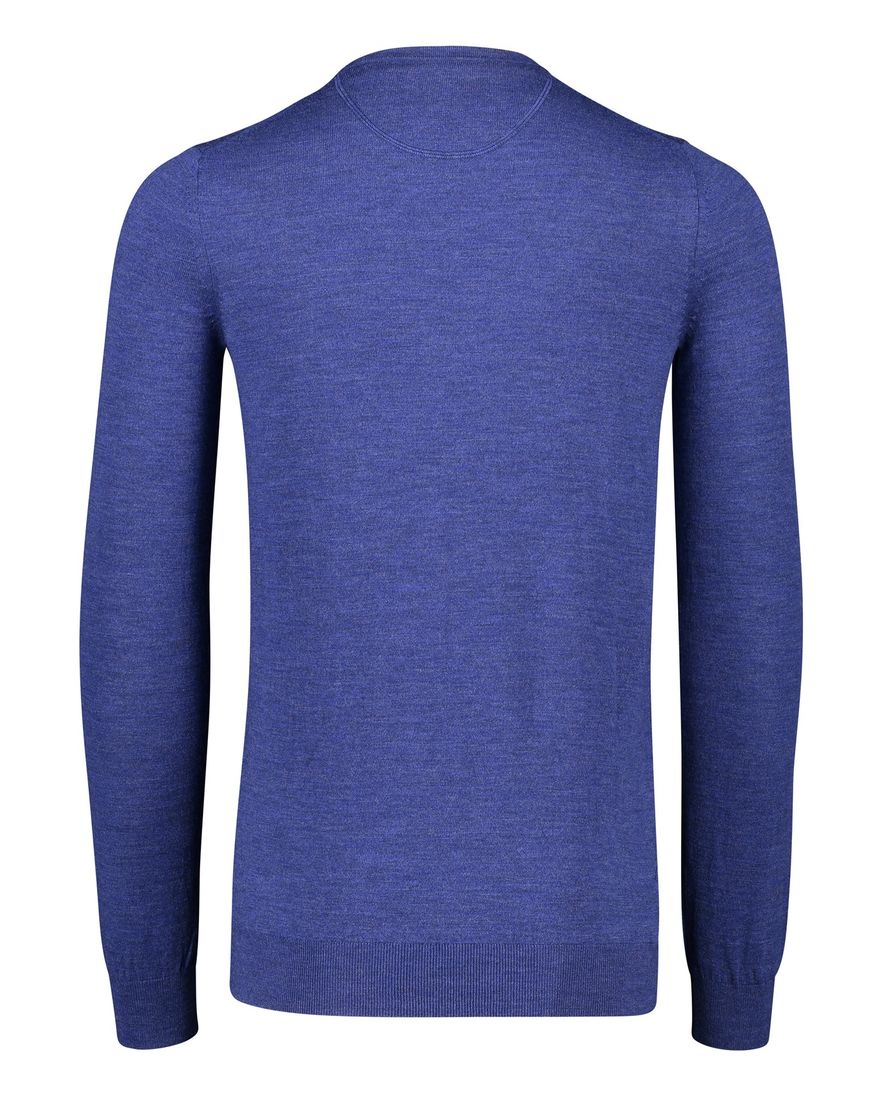 Portofino trui extra long blauw normale fit