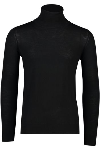 Portofino Portofino coltrui zwart slim fit wol