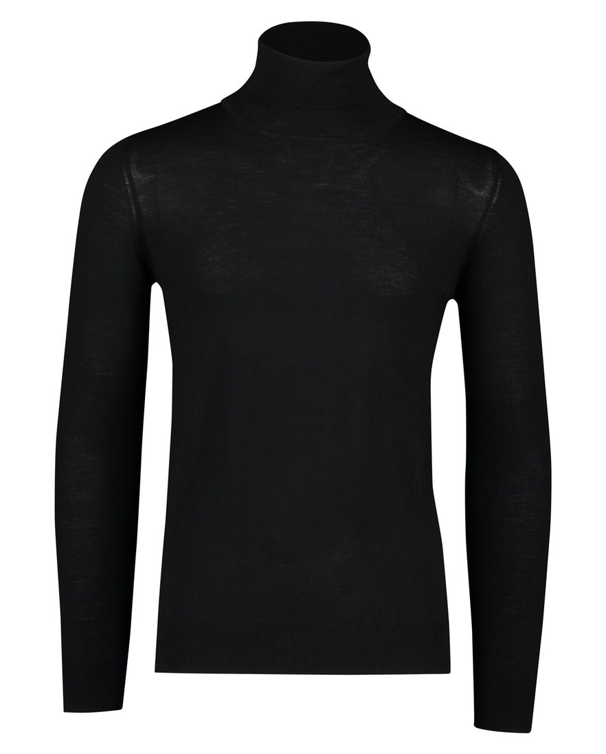 Portofino coltrui zwart wol slim fit