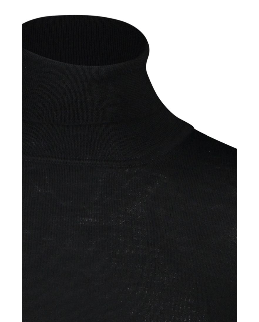 Portofino coltrui zwart wol slim fit