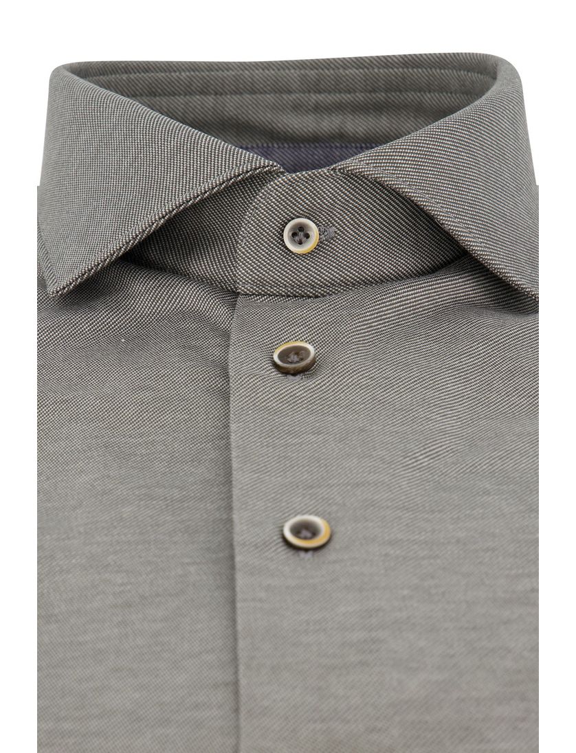 Profuomo overhemd normale fit groen katoen