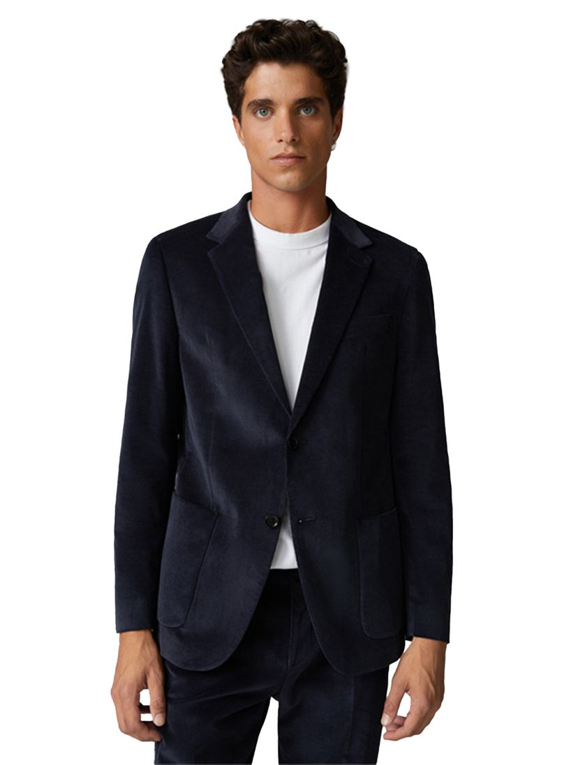 Strellson colbert navy effen katoen normale fit