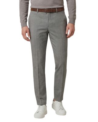 Alberto Alberto katoenen slim fit Rob chino grijs wol