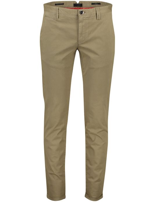 Alberto broek lichtbruin effen Rob