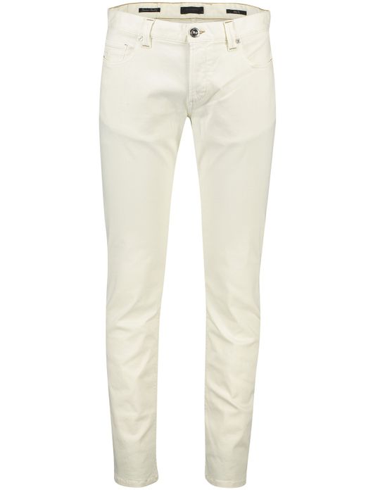 Alberto broek off white effen