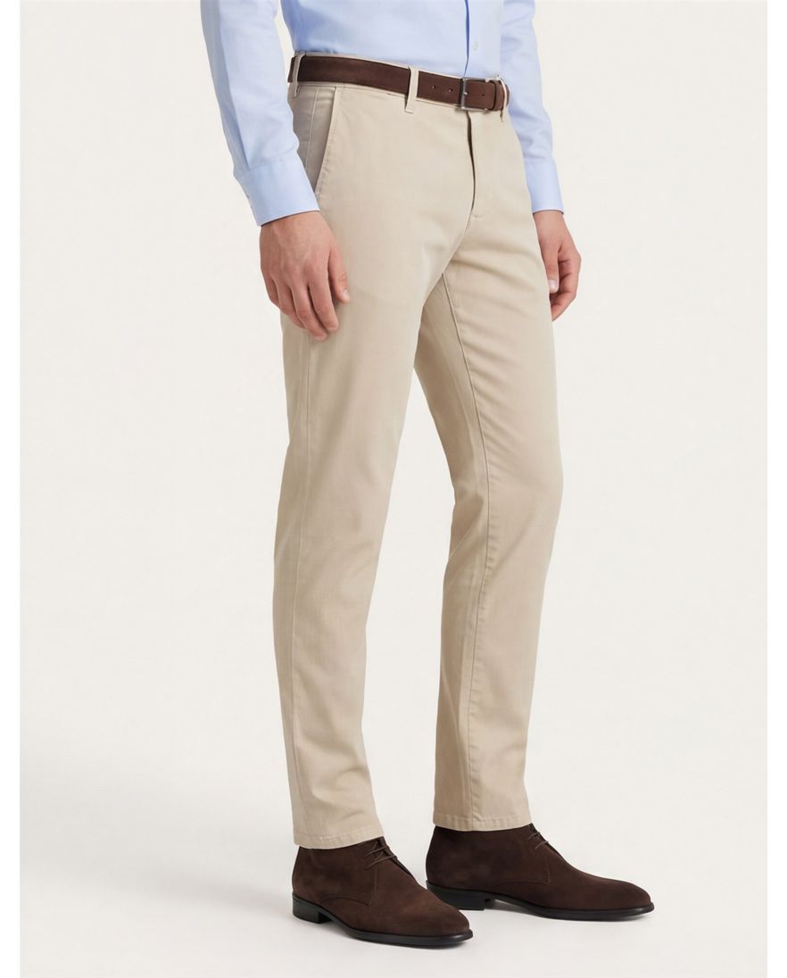 Alberto chino wit katoen slim fit super stretch
