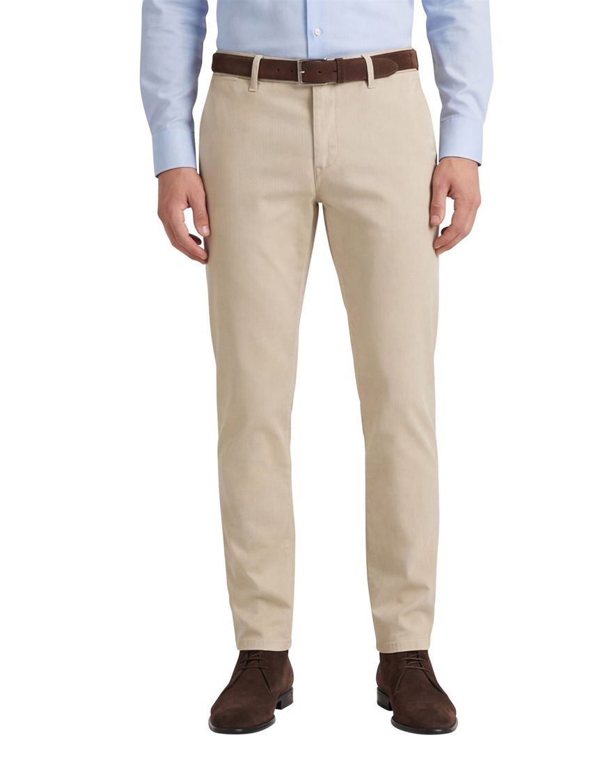 Alberto chino wit katoen slim fit super stretch