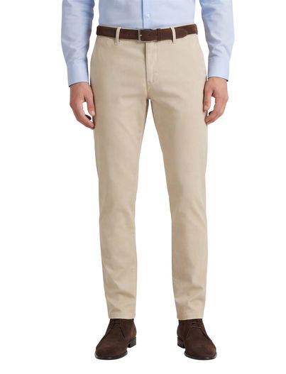 Alberto Alberto katoenen chino slim fit wit super stretch