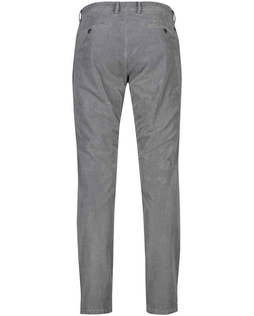 Alberto chino grijs katoen slim fit super stretch