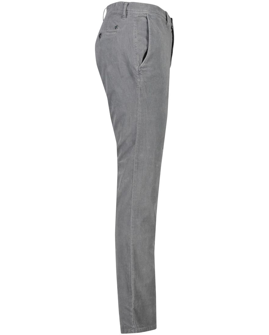 Alberto chino grijs katoen slim fit super stretch