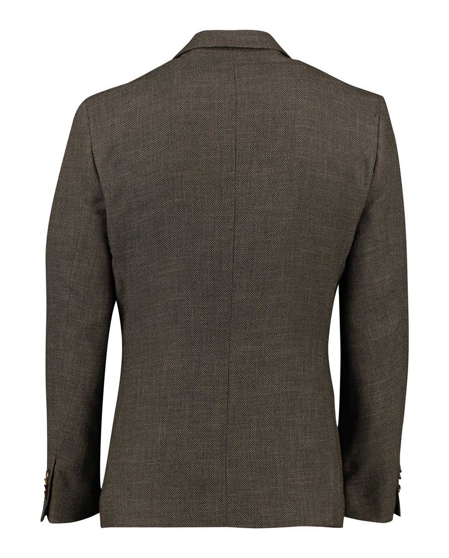 Portofino bruin gemêleerd colbert normale fit