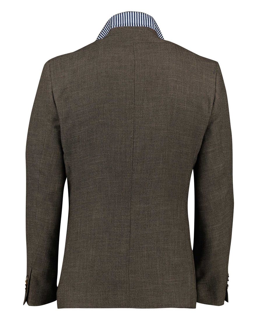 Portofino bruin gemêleerd colbert normale fit