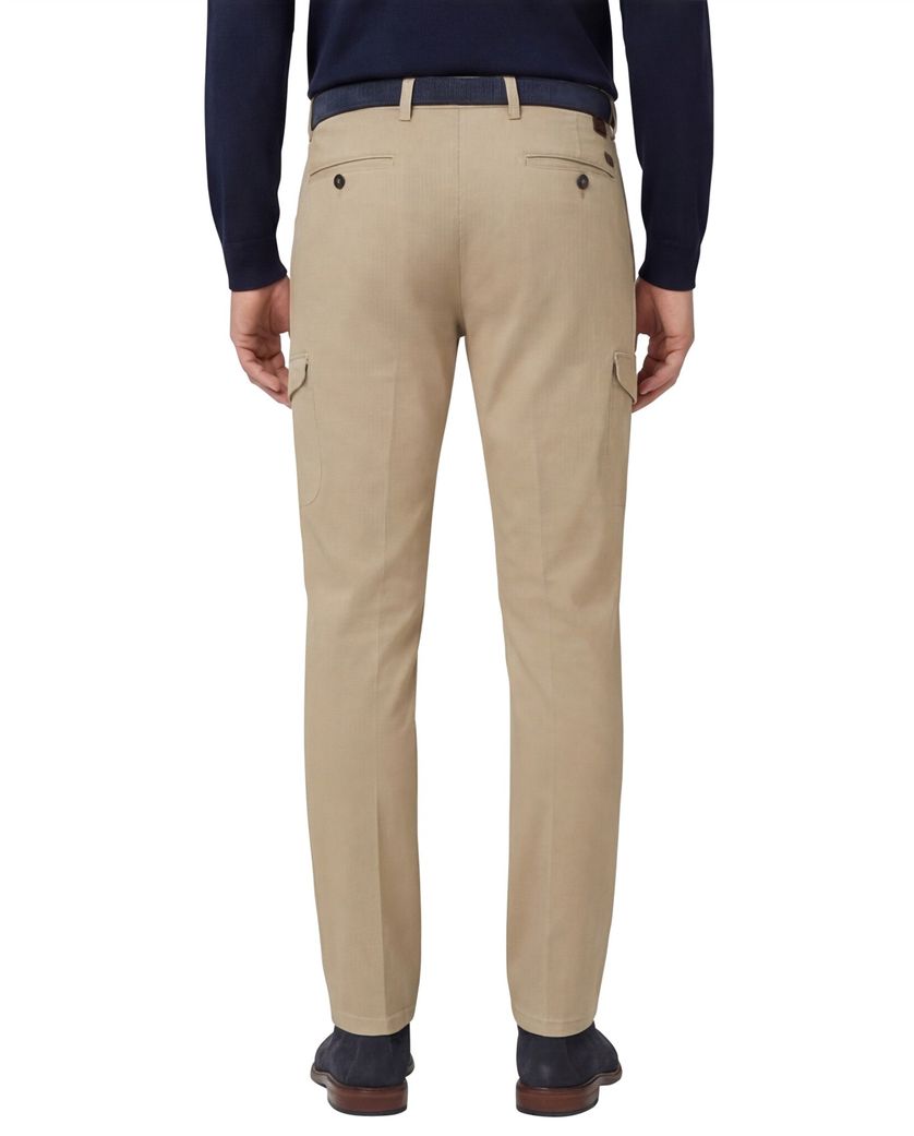 Gardeur beige chino slim fit katoen
