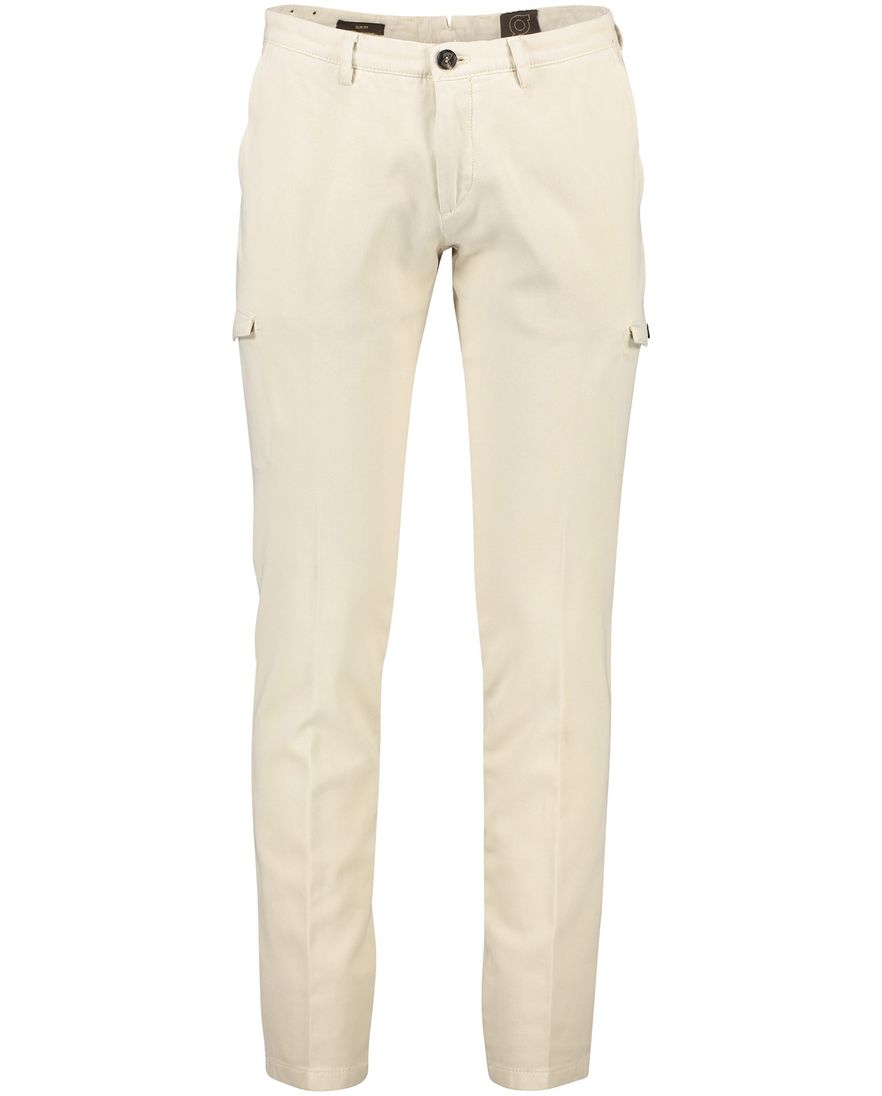 Gardeur chino beige katoen slim fit