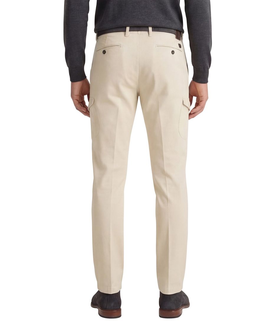 Gardeur chino beige katoen slim fit