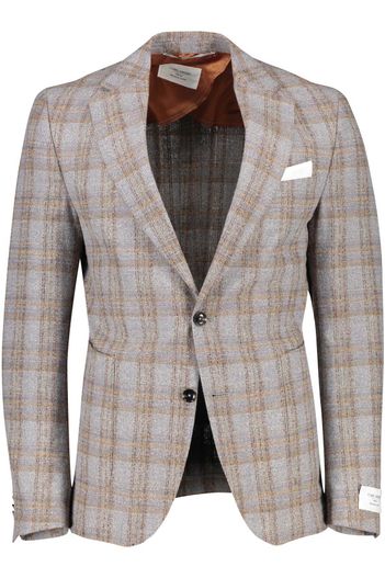 Carl Gross Carl Gross colbert grijs geruit sharp fit