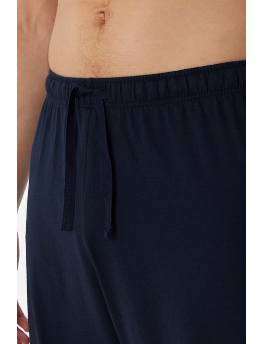 Donkerblauwe pyjama Schiesser