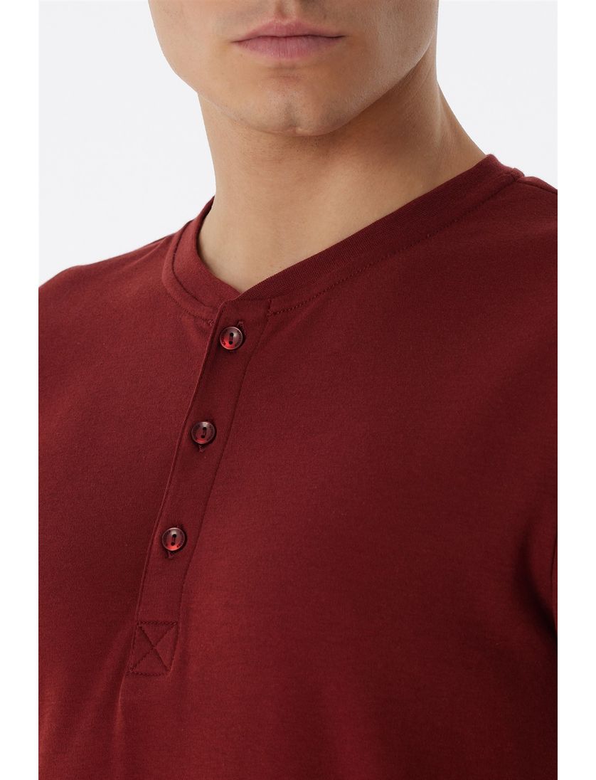 100% katoenen rood navy Schiesser pyjama