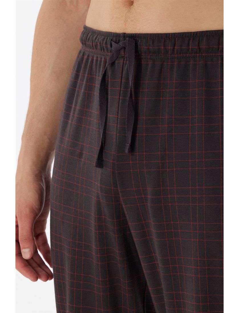 100% katoenen rood navy Schiesser pyjama