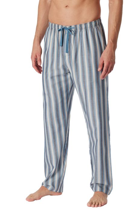 Schiesser Mix+Relax pyjamabroek lichtblauw gestreept